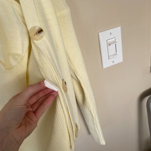 Boohoo Cream Cardigan Sweater - Picture 8 of 9